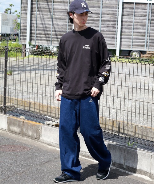Dickies(ディッキーズ)の「【GENUINE DICKIES/ジェニュインディッキーズ】アートワークデザイン ロングスリーブTシャツ(Tシャツ/カットソー・メンズ・ダークブルー/ブラック/ホワイト/アッシュグレー・XL/M/L)」の22枚目の写真