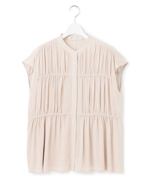 23区（ニジュウサンク）の「【接触冷感/WEB&一部店舗限定】レーヨンスパローン ティアード ブラウス（シャツ/ブラウス・レディース・ダークブラウン系/黄土色系/ブラック系/アイボリー系・38）」の16枚目の写真