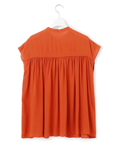 23区（ニジュウサンク）の「【接触冷感/WEB&一部店舗限定】レーヨンスパローン ティアード ブラウス（シャツ/ブラウス・レディース・ダークブラウン系/黄土色系/ブラック系/アイボリー系・38）」の20枚目の写真