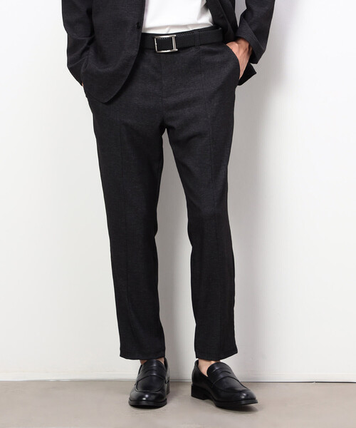COMME CA ISM（コムサイズム）の「【セットアップ対応】デニムライクストレッチ テーパードパンツ（その他パンツ・メンズ・ブラック/ネイビー・MEDIUM/SMALL/LARGE）」の2枚目の写真