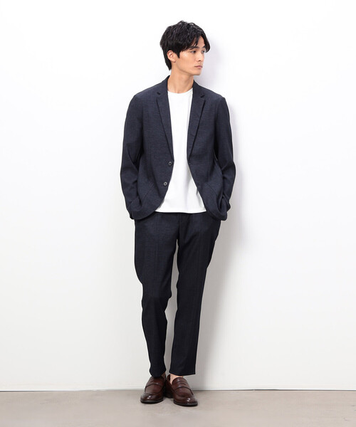 COMME CA ISM（コムサイズム）の「【セットアップ対応】デニムライクストレッチ テーパードパンツ（その他パンツ・メンズ・ブラック/ネイビー・MEDIUM/SMALL/LARGE）」の12枚目の写真