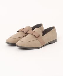 la farfa shoes 平リボン 大人ローファー