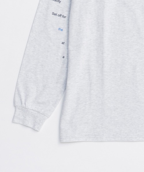 MAISON SPECIAL(メゾンスペシャル)の「UNCHAINED Long Sleeve T-shirt/UNCHAINEDロンTEE(Tシャツ/カットソー・レディース・レッド/ライトグレー/チャコールグレー/ホワイト・FREE)」の14枚目の写真