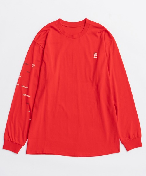 MAISON SPECIAL(メゾンスペシャル)の「UNCHAINED Long Sleeve T-shirt/UNCHAINEDロンTEE(Tシャツ/カットソー・レディース・レッド/ライトグレー/チャコールグレー/ホワイト・FREE)」の9枚目の写真