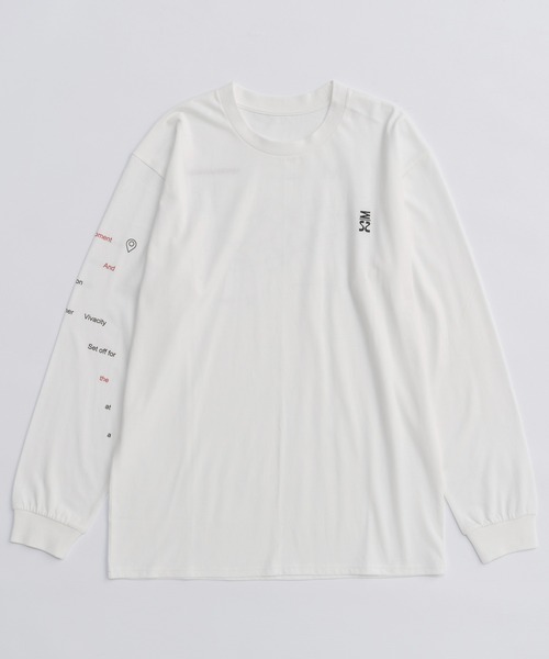 MAISON SPECIAL(メゾンスペシャル)の「UNCHAINED Long Sleeve T-shirt/UNCHAINEDロンTEE(Tシャツ/カットソー・レディース・レッド/ライトグレー/チャコールグレー/ホワイト・FREE)」の11枚目の写真