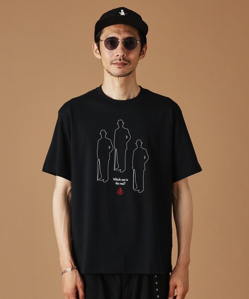 40ｃｔ＆525（フォーティーカラッツアンドゴーニーゴ）の「【Sサイズ～】シャドーマンズ半袖Tシャツ（Tシャツ/カットソー・メンズ・ホワイト/ブラック・01/04/02/03）」の4枚目の写真