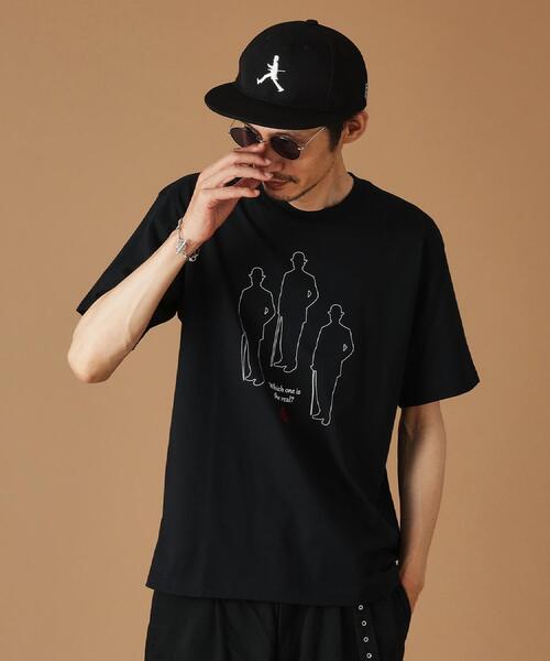 40ｃｔ＆525（フォーティーカラッツアンドゴーニーゴ）の「【Sサイズ～】シャドーマンズ半袖Tシャツ（Tシャツ/カットソー・メンズ・ホワイト/ブラック・01/04/02/03）」の17枚目の写真