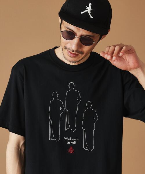 40ｃｔ＆525（フォーティーカラッツアンドゴーニーゴ）の「【Sサイズ～】シャドーマンズ半袖Tシャツ（Tシャツ/カットソー・メンズ・ホワイト/ブラック・01/04/02/03）」の19枚目の写真