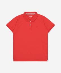 ポロシャツ ポロ 「Hurley/ハーレー」レディースロゴポロシャツ　吸水速乾性　 UPF30+　ゴルフ　PIQUE ICON SS POLO レディ Hurley （ハーレー）の「【Hurley/ハーレー】ロゴポロシャツ