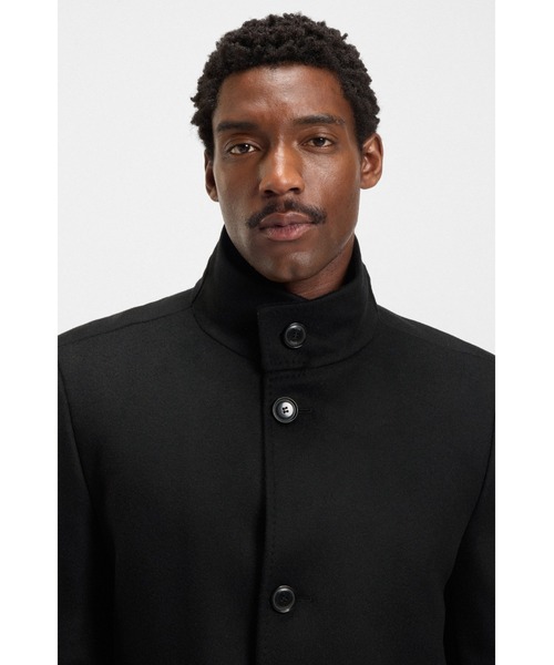 スリムフィットコート ウール/カシミア（その他アウター）｜BOSS（ボス