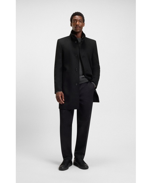 スリムフィットコート ウール/カシミア（その他アウター）｜BOSS（ボス