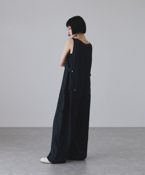 slow様アダムエロペ　クロスミリタリーオールインワン　ネイビー　新品　38 ピグメントクロスミリタリーオールインワン（つなぎ