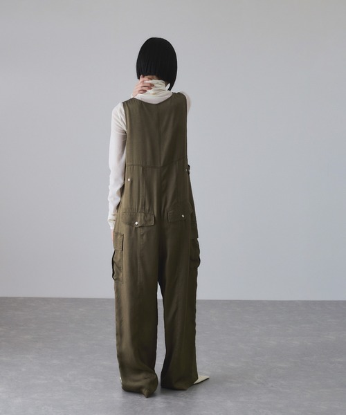 セール】ピグメントクロスミリタリーオールインワン（つなぎ