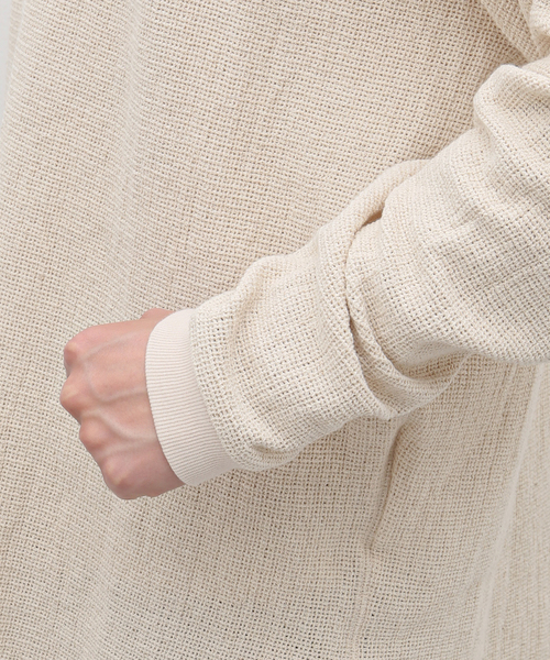 JOURNAL STANDARD J.S HOMESTEAD（ジャーナルスタンダードホームステッド）の「J.S.Homestead /  レノ メッシュ ファブリック ロンT（Tシャツ/カットソー・メンズ・マスタード/アイボリー/ブラック/ブラウン・LARGE/MEDIUM）」の21枚目の写真