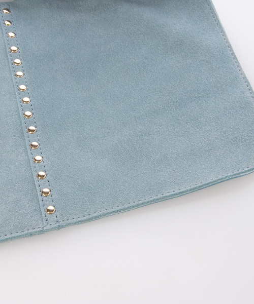 カシュカシュ cachecache / スエードスタッズミニホーボーバッグ