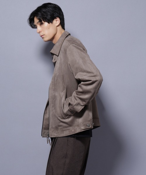 セール】フェイクスエードブルゾン（ブルゾン）｜NANO universe（ナノ