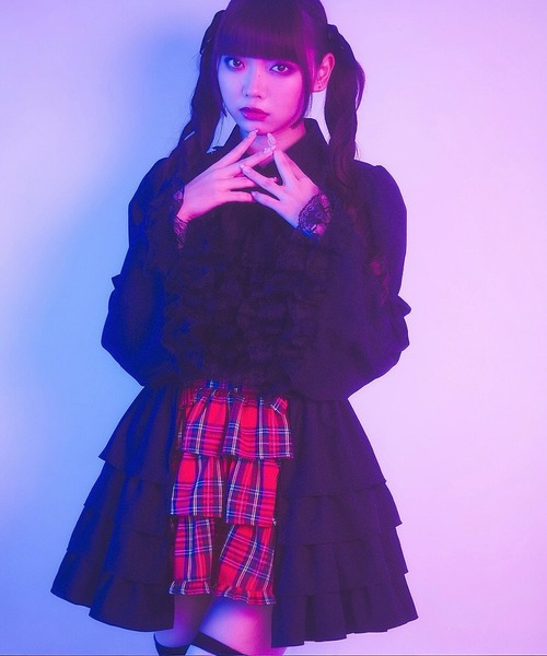 Jamie エーエヌケー(ジェイミーエーエヌケー)の「お姫様ブラウス(シャツ/ブラウス・レディース・ブラック/レッド/A・M)」の10枚目の写真