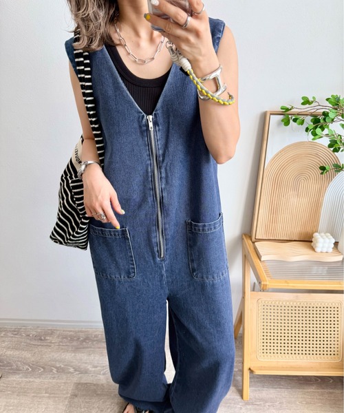 セール】前後2WAY撥水orデニムサロペット（サロペット/オーバーオール