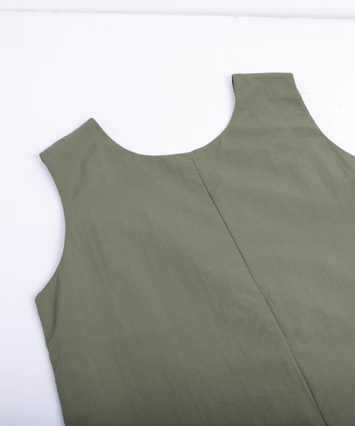 AMELY（エミリー）の「前後2WAY撥水orデニムサロペット（サロペット/オーバーオール・レディース・ブルー系1/モカ/ブラック/ブルー系2/チャコール/カーキ・C/L/M）」の12枚目の写真