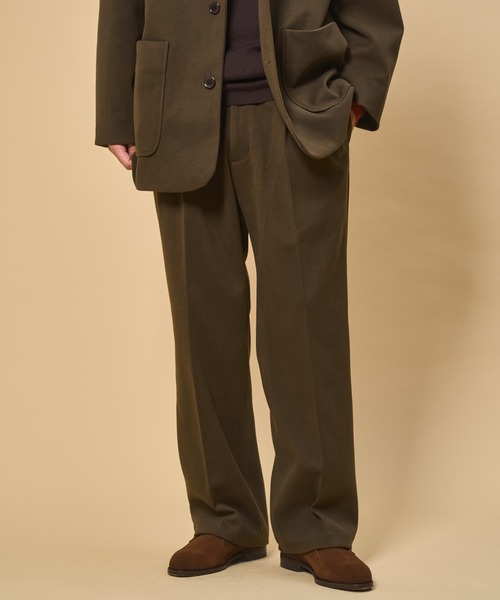 2tuck Peachskin Slacks / ツータックピーチスキンスラックス