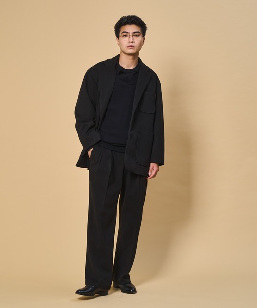 2tuck Peachskin Slacks / ツータックピーチスキンスラックス