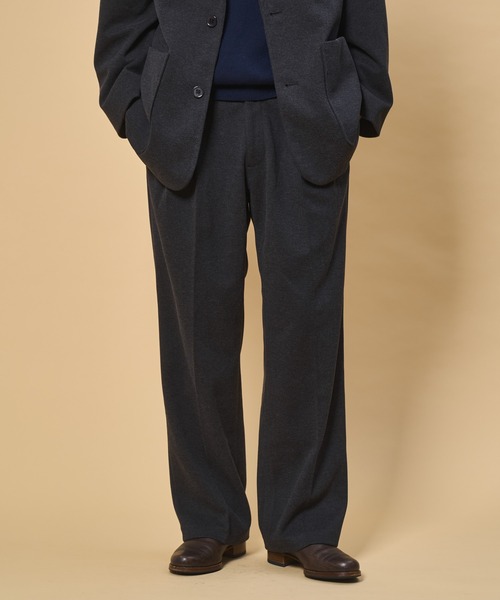 2tuck Peachskin Slacks / ツータックピーチスキンスラックス