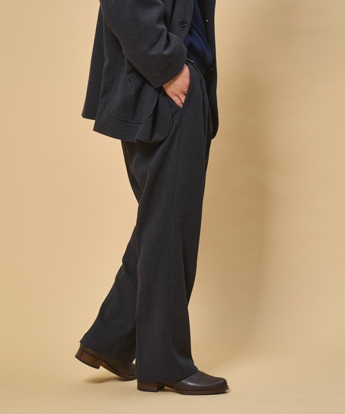 2tuck Peachskin Slacks / ツータックピーチスキンスラックス