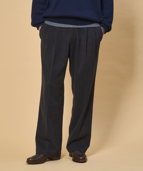2tuck Peachskin Slacks / ツータックピーチスキンスラックス