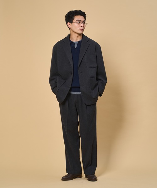 2tuck Peachskin Slacks / ツータックピーチスキンスラックス