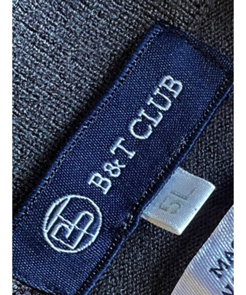 B&T CLUB（ビーティークラブ）の「ニット メンズ 大きいサイズ ふわかる 12G 天竺編み ウォッシャブル 襟付き ニットポロ セーター B＆T CLUB (ビーアンドティークラブ)（ニット/セーター・メンズ・ダークグレー/ブラック・5L/4L/3L）」の17枚目の写真
