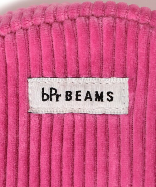 bpr BEAMS（ビーピーアール ビームス ）の「ワイドコーデュロイ ポーチ（ポーチ・レディース・サックスブルー/グレー/ネイビー/ピンク/ブラウン・ONE SIZE）」の9枚目の写真