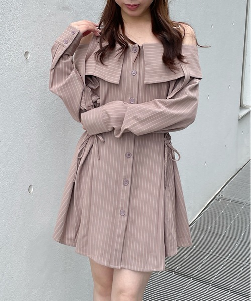 DE LEVU オフショル　ワンピース　ドレス　セットアップ DE LEVU オフショル ワンピース ドレス セットアップ