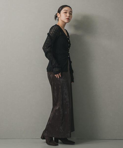 セール】フロントボタンレースカーディガン(カーディガン/ボレロ セール】フロントボタンレースカーディガン(カーディガン/ボレロ