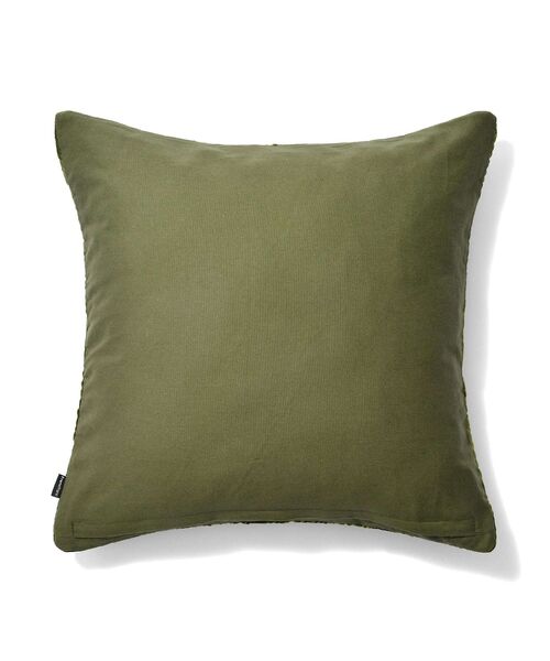 ベルベットドット クッションカバー 45×45 グリーン（093