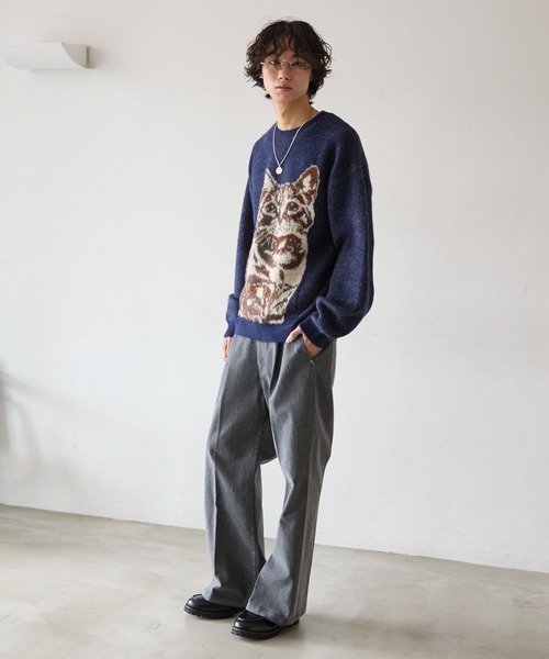 UNISEX》キャットシャギーニット（ニット/セーター）｜PBLIM（ページ