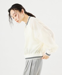 Perfect Suit FActory（パーフェクトスーツファクトリー）の「ラインリブ　シアーブルゾン（その他アウター）」