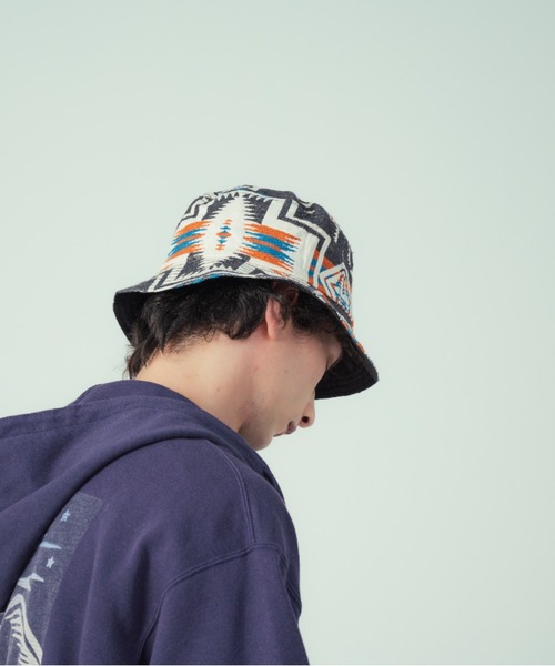 PENDLETON（ペンドルトン）の「ジャガード・ハット（ハット・メンズ・チャコールグレー/レッド系その他・ONE SIZE）」の3枚目の写真