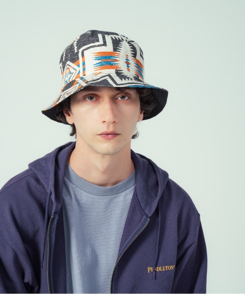 PENDLETON（ペンドルトン）の「ジャガード・ハット（ハット・メンズ・チャコールグレー/レッド系その他・ONE SIZE）」の6枚目の写真