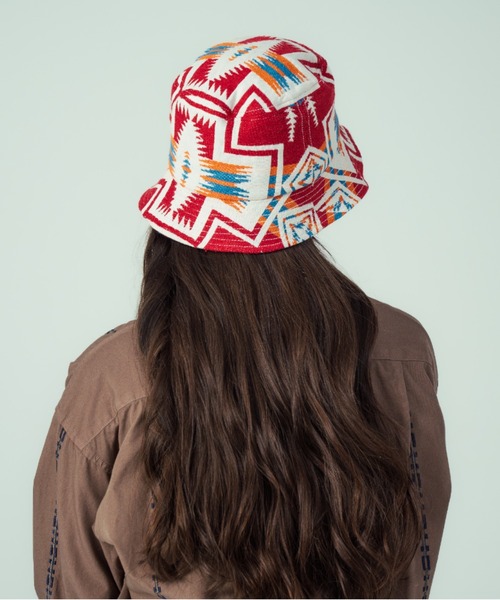 PENDLETON（ペンドルトン）の「ジャガード・ハット（ハット・メンズ・チャコールグレー/レッド系その他・ONE SIZE）」の13枚目の写真