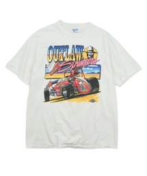 【USED】90’s Hanes “OUTLAW Sprintcars” レーシング Tシャツ