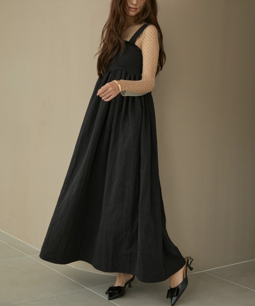 ACYM（アシーム）の「ドットシアーハイネックブラウス（シャツ/ブラウス・レディース・ブラック/ベージュ・FREE）」の18枚目の写真