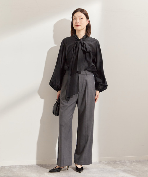 セール】シアーボウタイブラウス（シャツ/ブラウス）｜journal