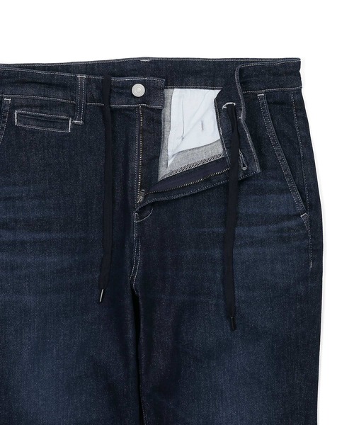 The DUFFER of ST.GEORGE（ザダファーオブセントジョージ）の「FREE FIT SUPER STRETCH "ISKO" DENIM：スーパーストレッチ ISKO(イスコ) デニム（デニムパンツ・メンズ・ライトインディゴブルー/ダークインディゴブルー/インディゴブルー・SMALL/X-LARGE/LARGE/MEDIUM）」の9枚目の写真