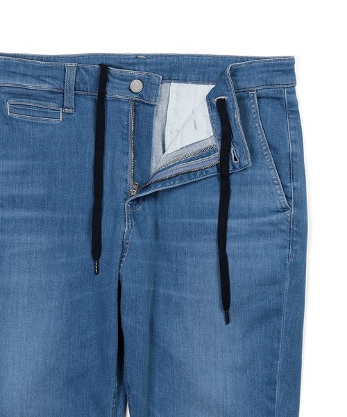 The DUFFER of ST.GEORGE（ザダファーオブセントジョージ）の「FREE FIT SUPER STRETCH "ISKO" DENIM：スーパーストレッチ ISKO(イスコ) デニム（デニムパンツ・メンズ・ライトインディゴブルー/ダークインディゴブルー/インディゴブルー・SMALL/X-LARGE/LARGE/MEDIUM）」の10枚目の写真