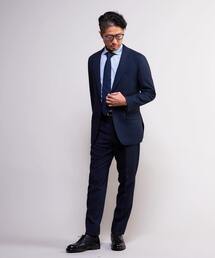 MEN'S MELROSE(メンズメルローズ)のハンドトゥース ウォッシャブルスーツ | 防シワ / ストレッチ(スーツセット)
