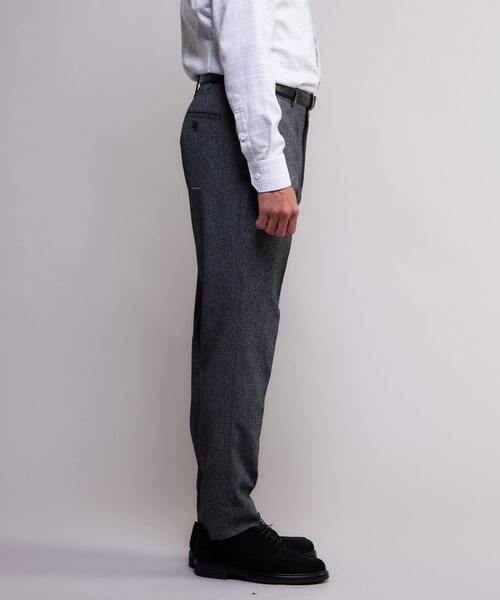 MEN'S MELROSE（メンズメルローズ）の「ハンドトゥース ウォッシャブルスーツ | 防シワ / ストレッチ（スーツセット・メンズ・グレー/ネイビー・2/3/4/5）」の10枚目の写真