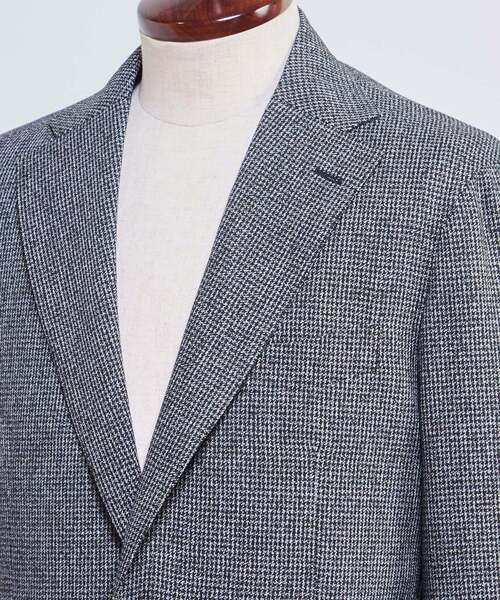 MEN'S MELROSE（メンズメルローズ）の「ハンドトゥース ウォッシャブルスーツ | 防シワ / ストレッチ（スーツセット・メンズ・グレー/ネイビー・2/3/4/5）」の11枚目の写真