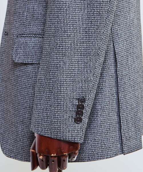 MEN'S MELROSE（メンズメルローズ）の「ハンドトゥース ウォッシャブルスーツ | 防シワ / ストレッチ（スーツセット・メンズ・グレー/ネイビー・2/3/4/5）」の12枚目の写真
