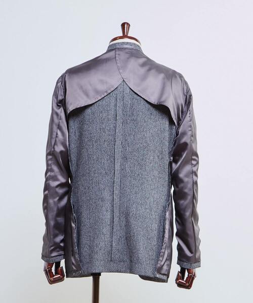 MEN'S MELROSE（メンズメルローズ）の「ハンドトゥース ウォッシャブルスーツ | 防シワ / ストレッチ（スーツセット・メンズ・グレー/ネイビー・2/3/4/5）」の15枚目の写真
