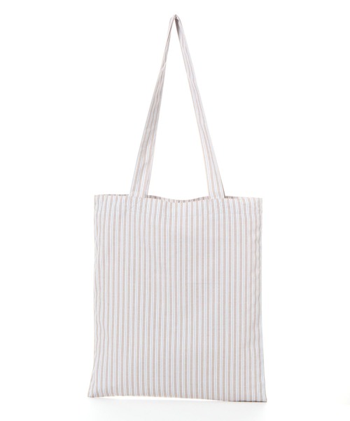 LAKOLE(ラコレ)の「【ラコレ アート】マルチストライプトートバッグ / 585257(トートバッグ・レディース・ブルー/イエロー/ブラウン・FREE)」の16枚目の写真